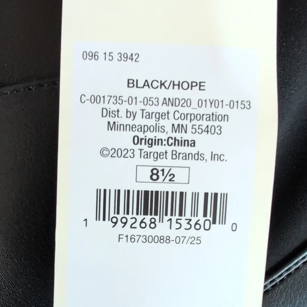 A New Day Black Over the Knee Women's Memory Foam Hope NWT Boots 8,5 M191